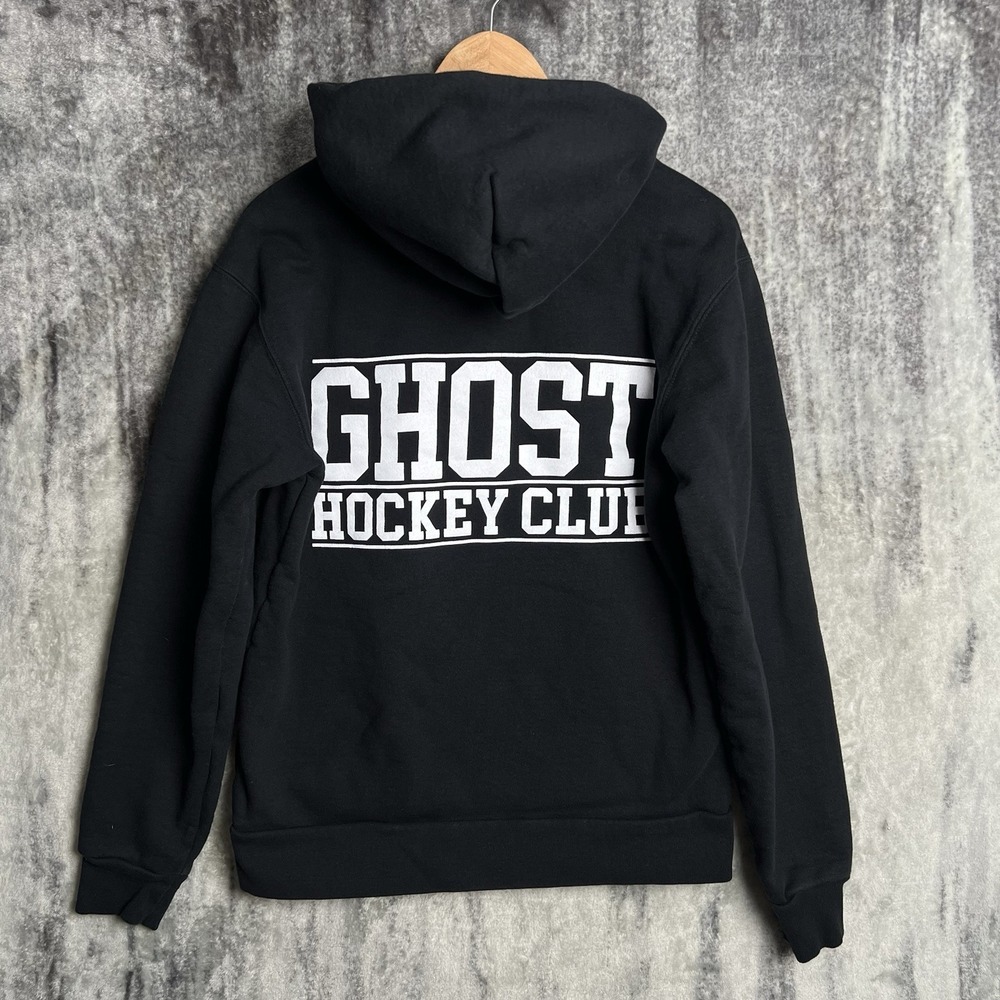 Ghost Lifestyle Hoodie Sweatshirt Small S Black‎ Hockey Club Hooded Pullover
